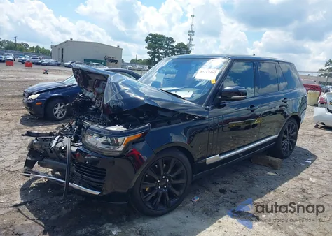 2016 Land Rover Range Rover 3.0L V6 Turbocharged Diesel Hse Td6 z USA, uszkodzony, nr VIN SALGS2KF8GA294976